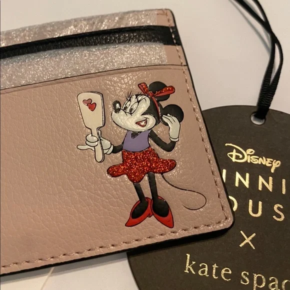 Kate Spade x Disney Minnie Mouse Card Wallet - Picture 6 of 8
